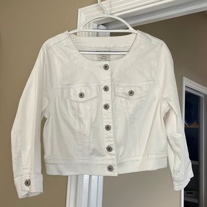 Denim White Jacket